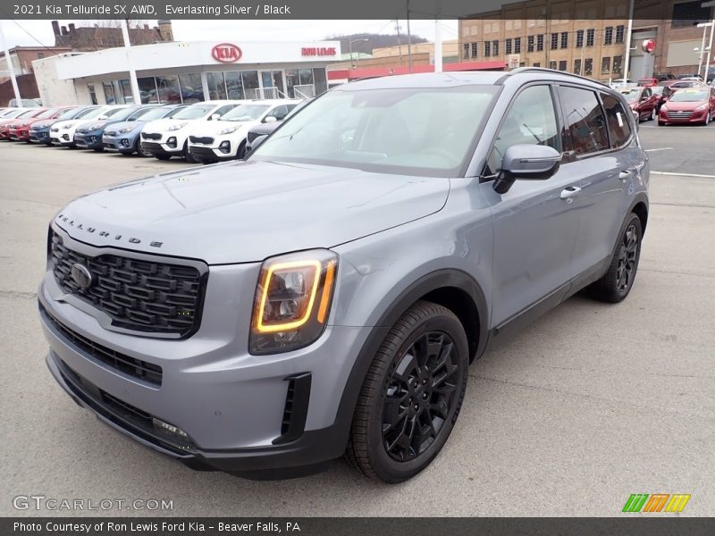 Everlasting Silver / Black 2021 Kia Telluride SX AWD