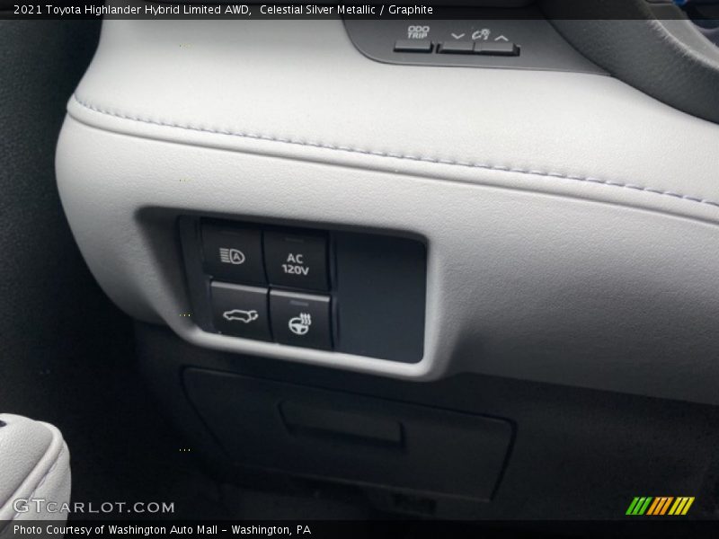 Celestial Silver Metallic / Graphite 2021 Toyota Highlander Hybrid Limited AWD