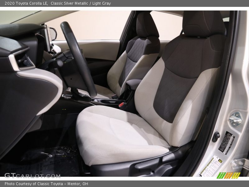 Classic Silver Metallic / Light Gray 2020 Toyota Corolla LE