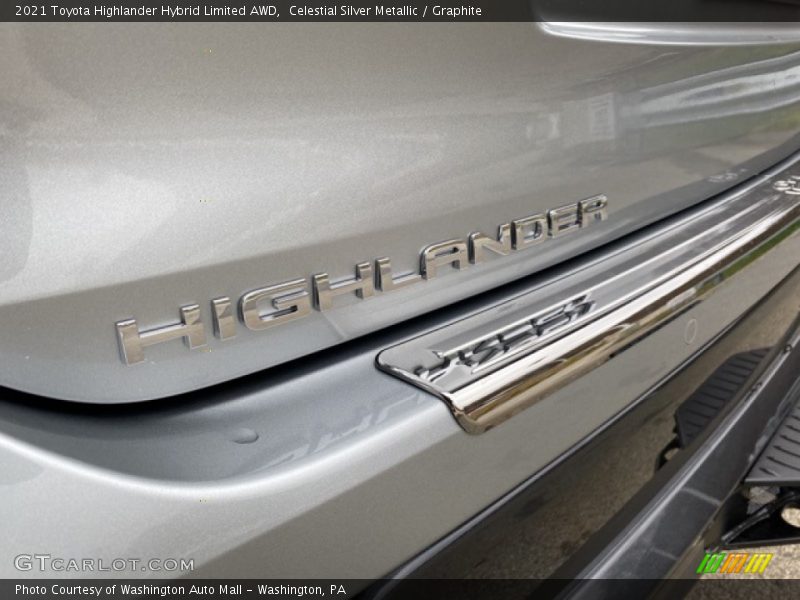 Celestial Silver Metallic / Graphite 2021 Toyota Highlander Hybrid Limited AWD
