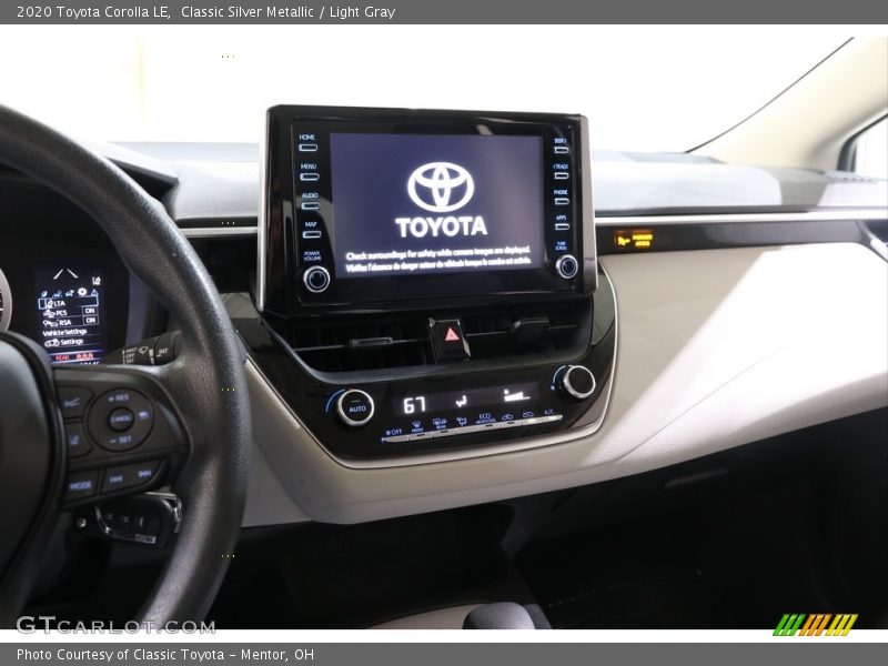 Classic Silver Metallic / Light Gray 2020 Toyota Corolla LE