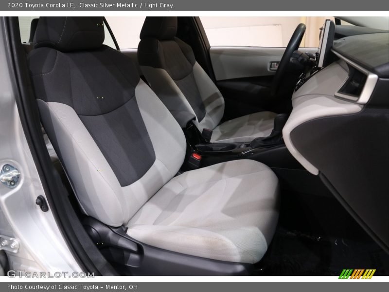Classic Silver Metallic / Light Gray 2020 Toyota Corolla LE