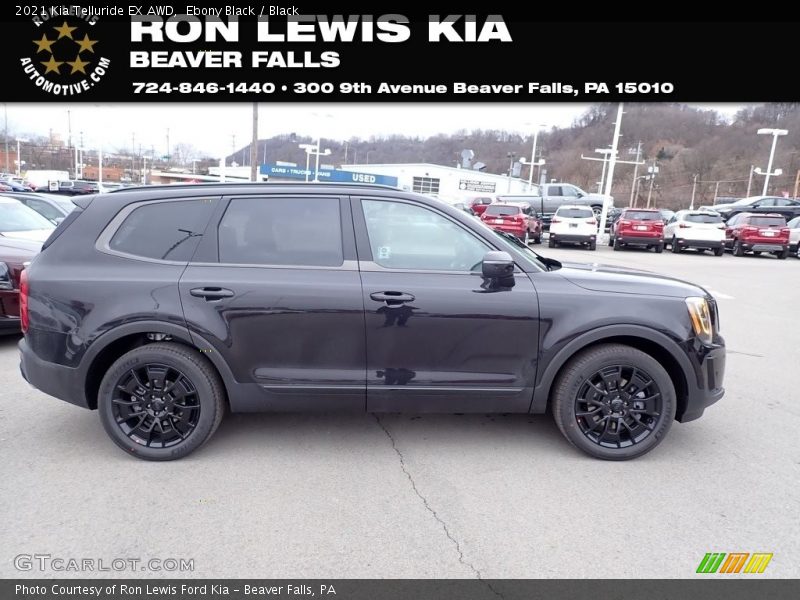 Ebony Black / Black 2021 Kia Telluride EX AWD