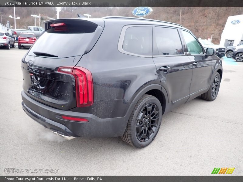Ebony Black / Black 2021 Kia Telluride EX AWD