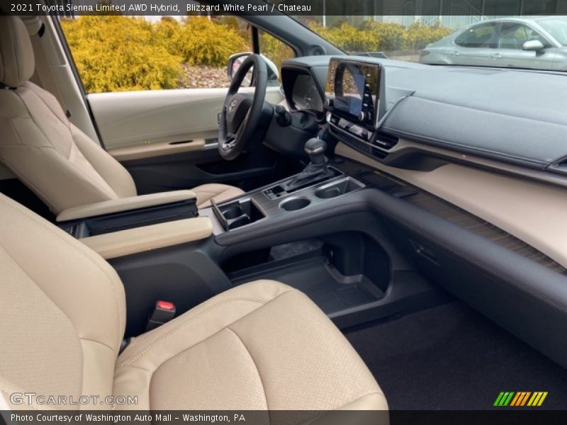 Front Seat of 2021 Sienna Limited AWD Hybrid