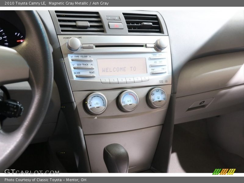 Magnetic Gray Metallic / Ash Gray 2010 Toyota Camry LE