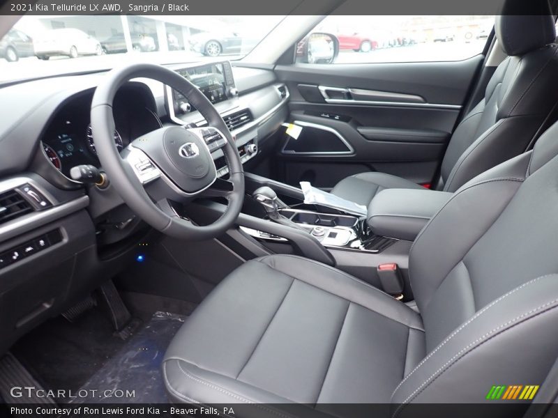 Sangria / Black 2021 Kia Telluride LX AWD