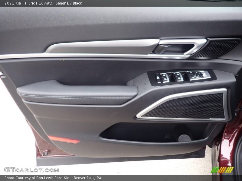 Sangria / Black 2021 Kia Telluride LX AWD