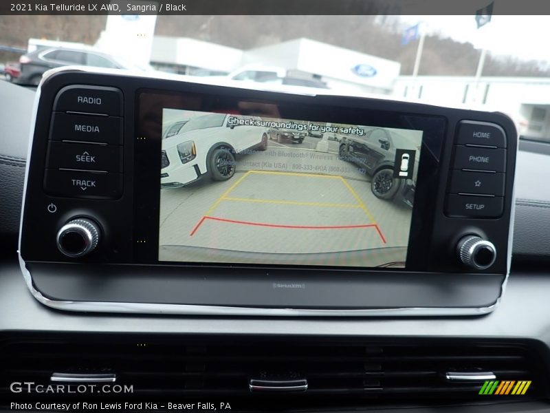 Sangria / Black 2021 Kia Telluride LX AWD
