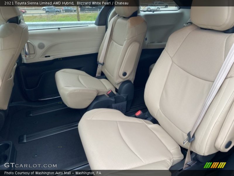 Rear Seat of 2021 Sienna Limited AWD Hybrid