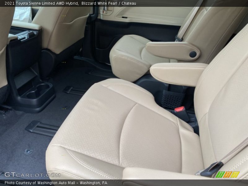 Rear Seat of 2021 Sienna Limited AWD Hybrid