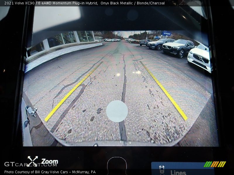 Onyx Black Metallic / Blonde/Charcoal 2021 Volvo XC90 T8 eAWD Momentum Plug-in Hybrid