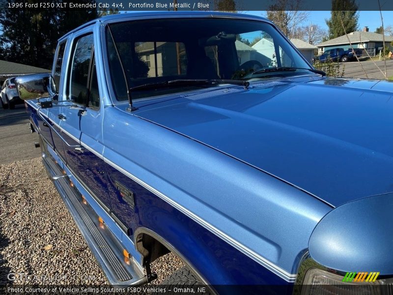  1996 F250 XLT Extended Cab 4x4 Portofino Blue Metallic
