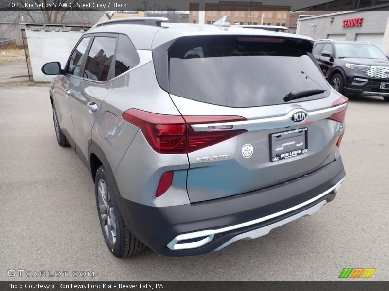 Steel Gray / Black 2021 Kia Seltos S AWD