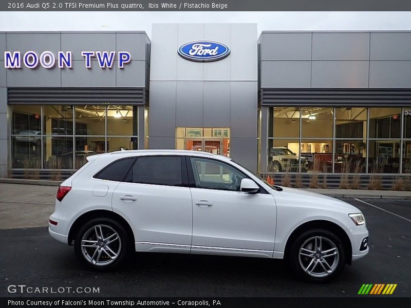 Ibis White / Pistachio Beige 2016 Audi Q5 2.0 TFSI Premium Plus quattro