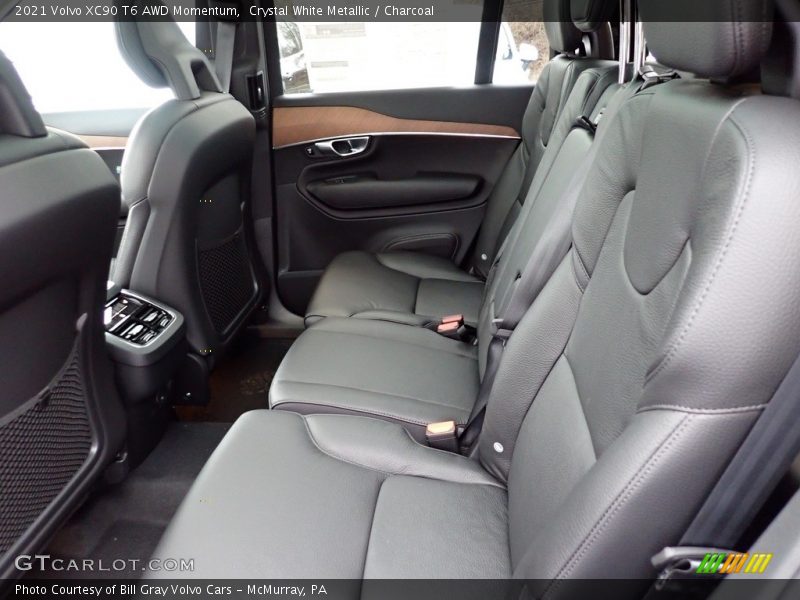 Crystal White Metallic / Charcoal 2021 Volvo XC90 T6 AWD Momentum