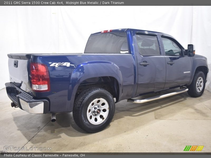 Midnight Blue Metallic / Dark Titanium 2011 GMC Sierra 1500 Crew Cab 4x4