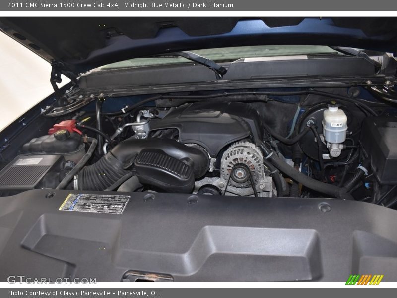 Midnight Blue Metallic / Dark Titanium 2011 GMC Sierra 1500 Crew Cab 4x4