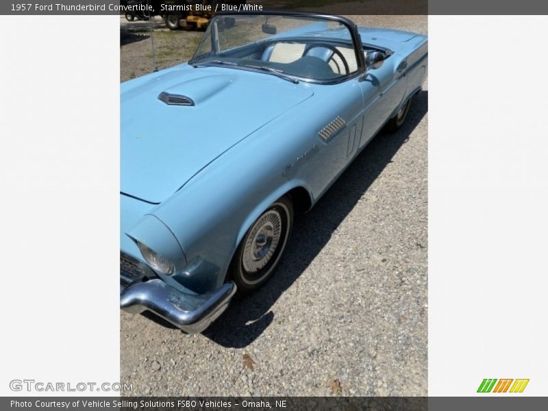 Starmist Blue / Blue/White 1957 Ford Thunderbird Convertible