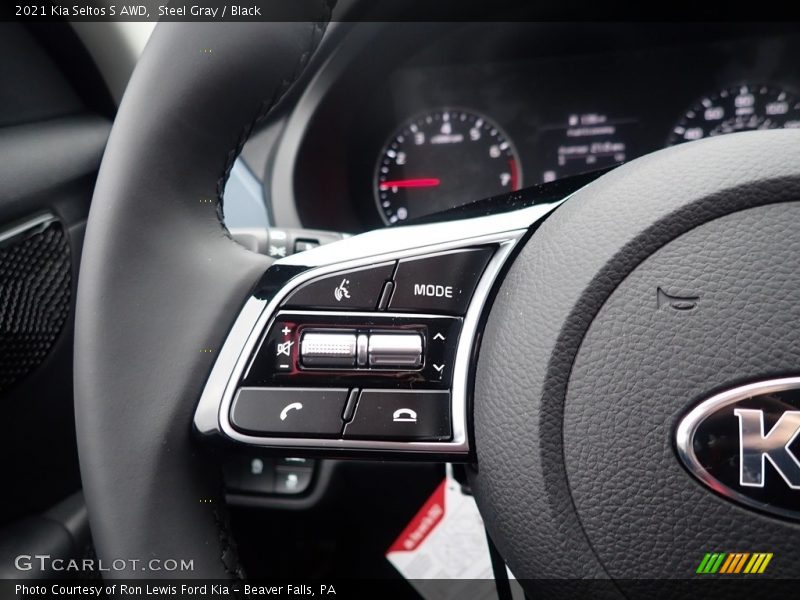 Steel Gray / Black 2021 Kia Seltos S AWD