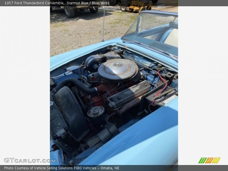 Starmist Blue / Blue/White 1957 Ford Thunderbird Convertible