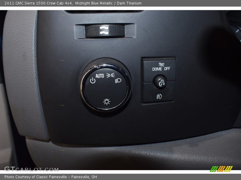 Midnight Blue Metallic / Dark Titanium 2011 GMC Sierra 1500 Crew Cab 4x4