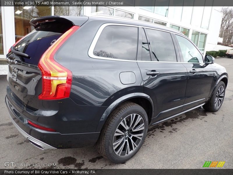 Savile Gray Metallic / Charcoal 2021 Volvo XC90 T5 AWD Momentum