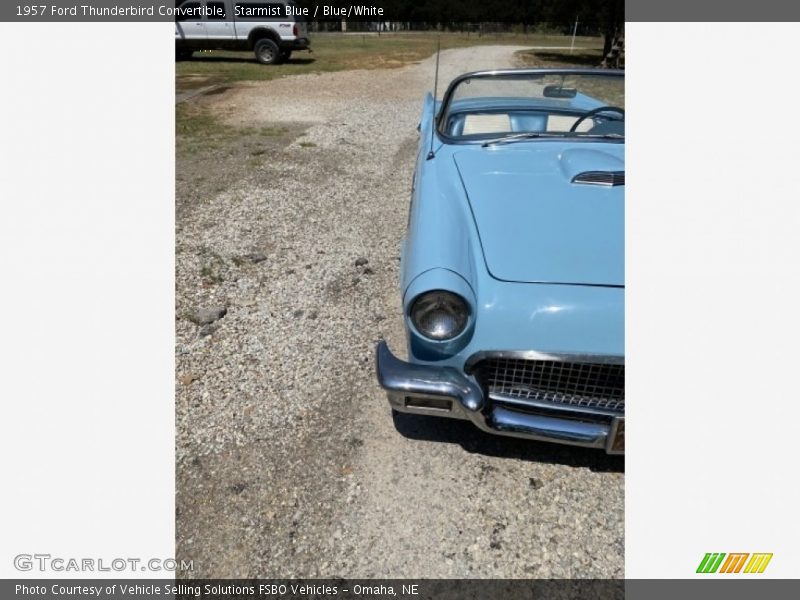 Starmist Blue / Blue/White 1957 Ford Thunderbird Convertible