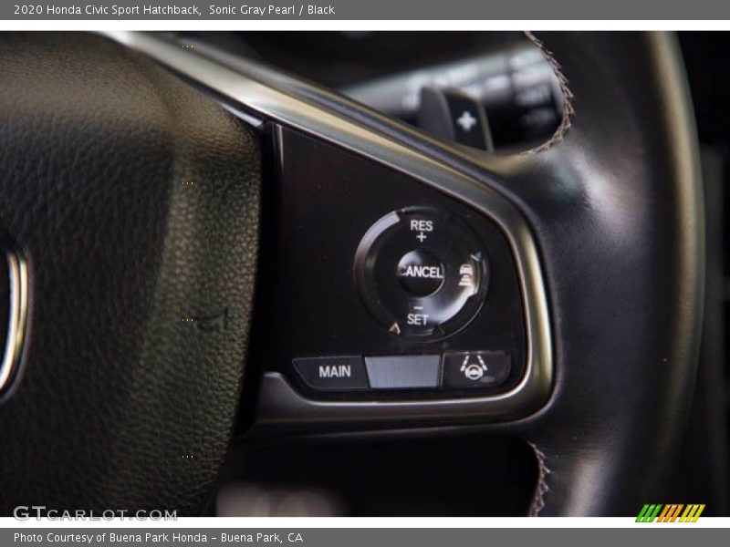 Sonic Gray Pearl / Black 2020 Honda Civic Sport Hatchback