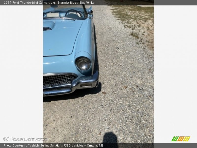Starmist Blue / Blue/White 1957 Ford Thunderbird Convertible