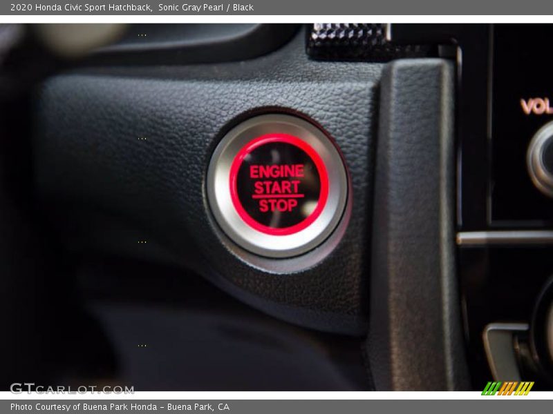 Sonic Gray Pearl / Black 2020 Honda Civic Sport Hatchback