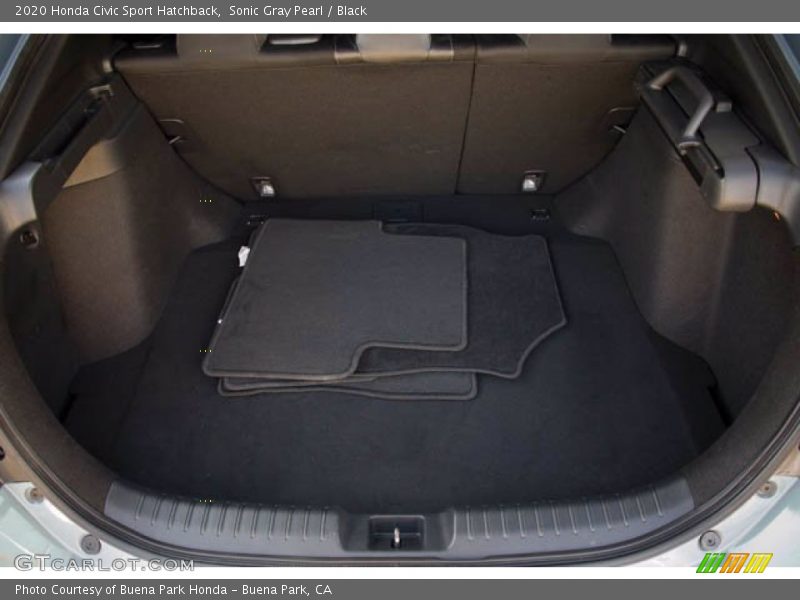 Sonic Gray Pearl / Black 2020 Honda Civic Sport Hatchback