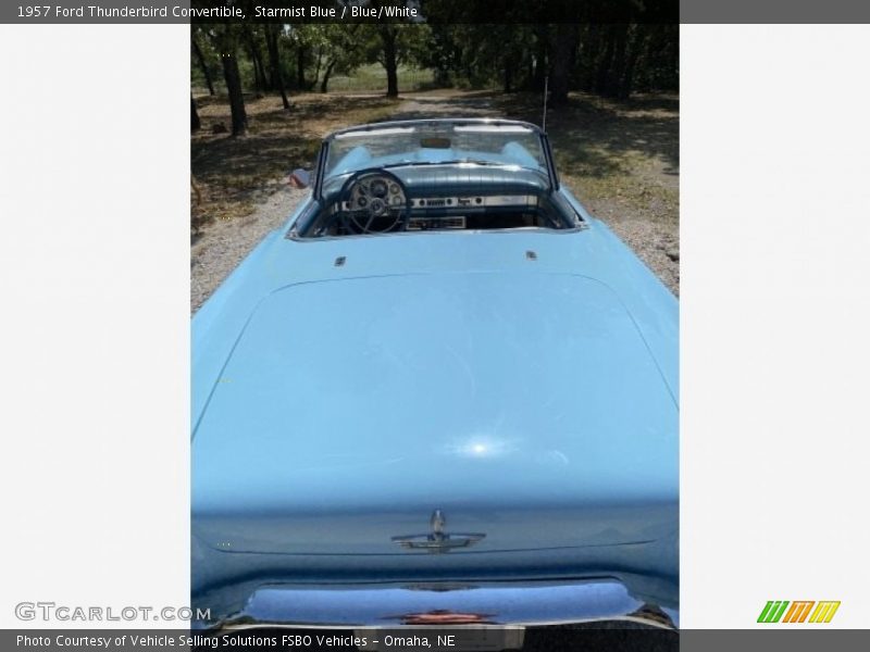 Starmist Blue / Blue/White 1957 Ford Thunderbird Convertible