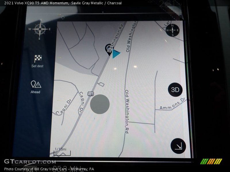 Navigation of 2021 XC90 T5 AWD Momentum