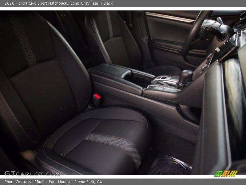Sonic Gray Pearl / Black 2020 Honda Civic Sport Hatchback