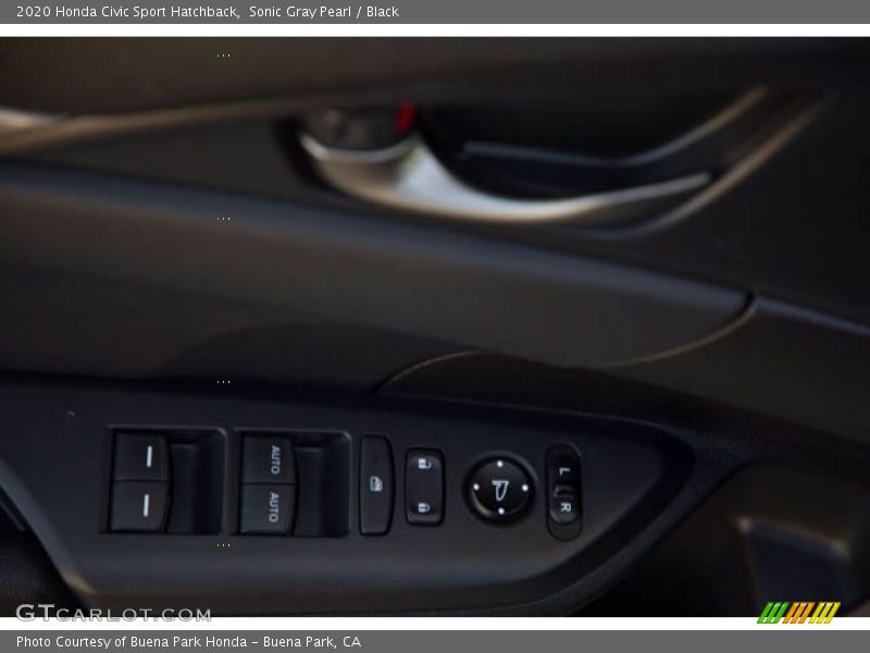 Sonic Gray Pearl / Black 2020 Honda Civic Sport Hatchback