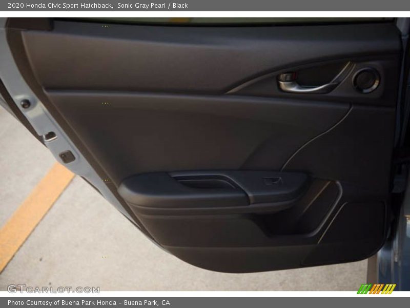 Sonic Gray Pearl / Black 2020 Honda Civic Sport Hatchback
