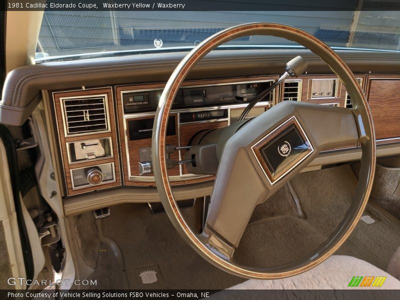  1981 Eldorado Coupe Steering Wheel