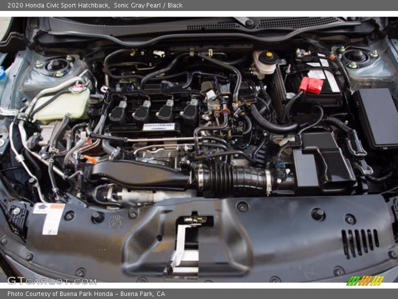 Sonic Gray Pearl / Black 2020 Honda Civic Sport Hatchback