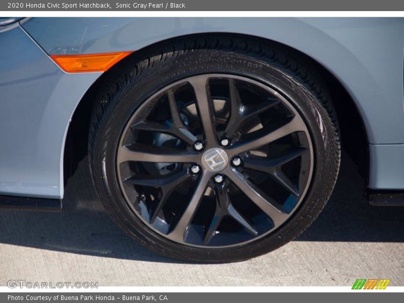 Sonic Gray Pearl / Black 2020 Honda Civic Sport Hatchback