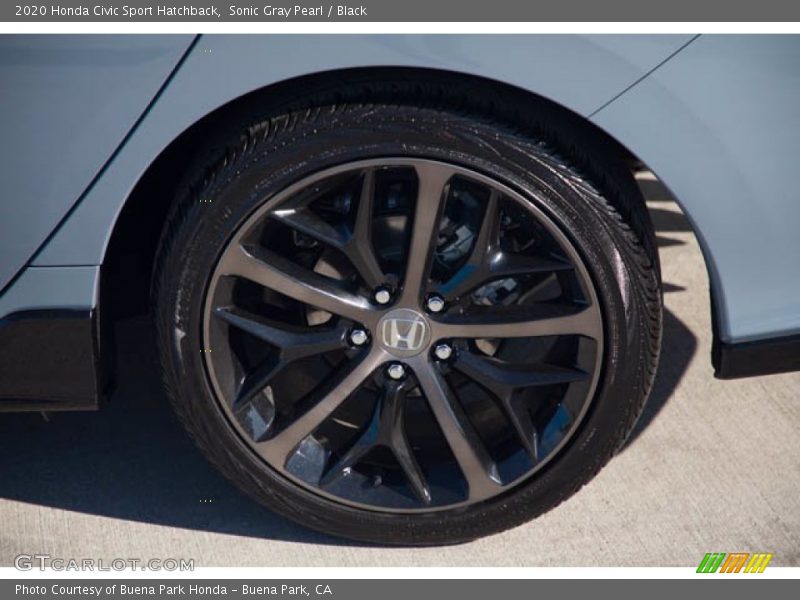 Sonic Gray Pearl / Black 2020 Honda Civic Sport Hatchback
