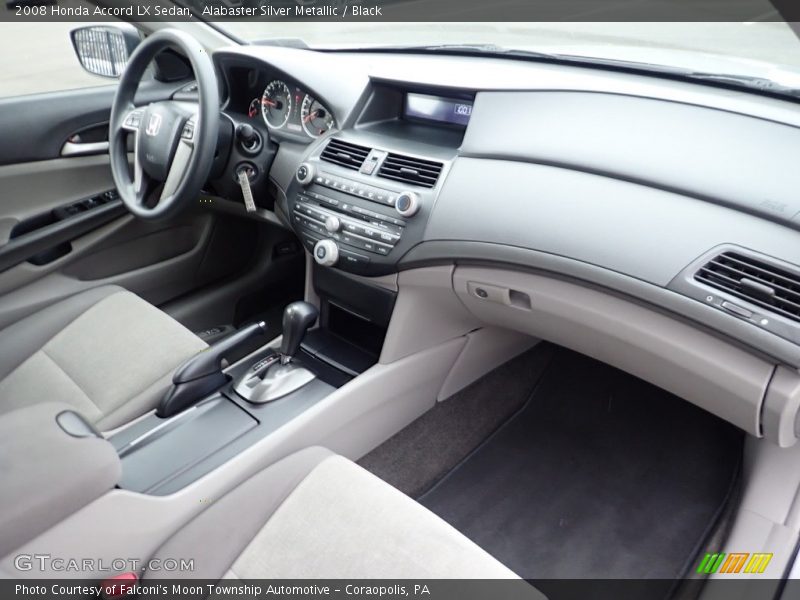 Alabaster Silver Metallic / Black 2008 Honda Accord LX Sedan