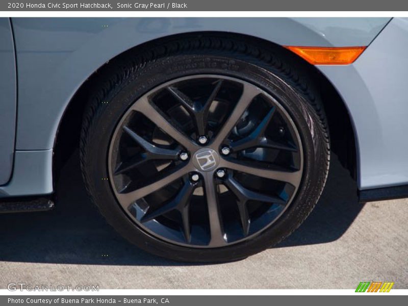 Sonic Gray Pearl / Black 2020 Honda Civic Sport Hatchback