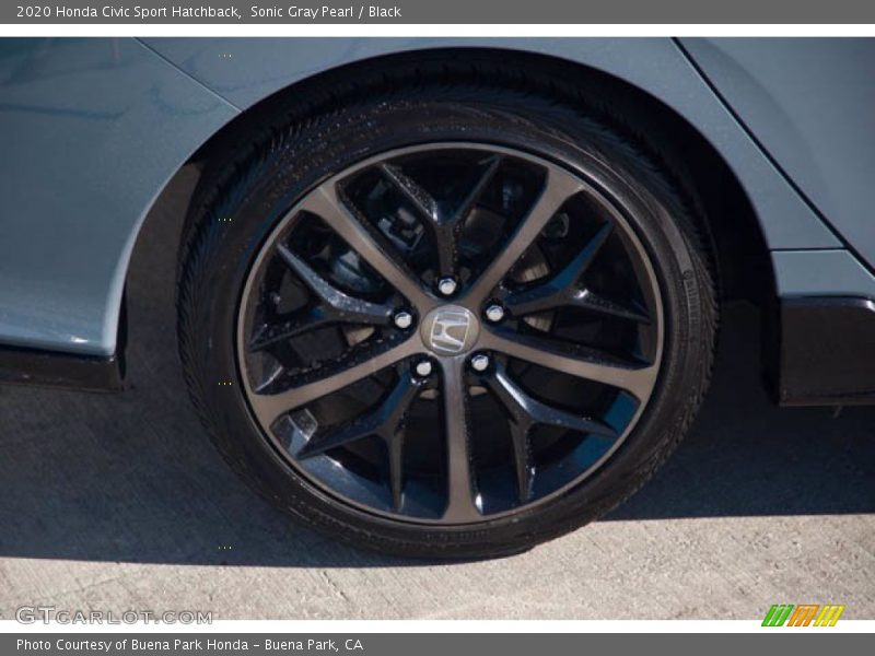 Sonic Gray Pearl / Black 2020 Honda Civic Sport Hatchback