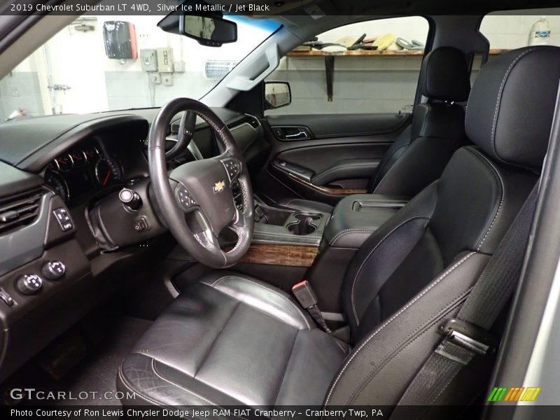 Silver Ice Metallic / Jet Black 2019 Chevrolet Suburban LT 4WD