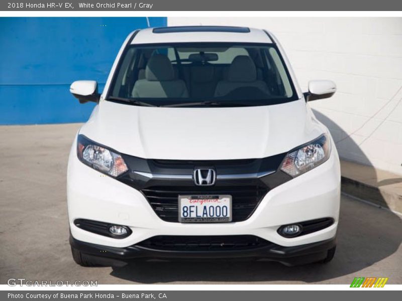 White Orchid Pearl / Gray 2018 Honda HR-V EX