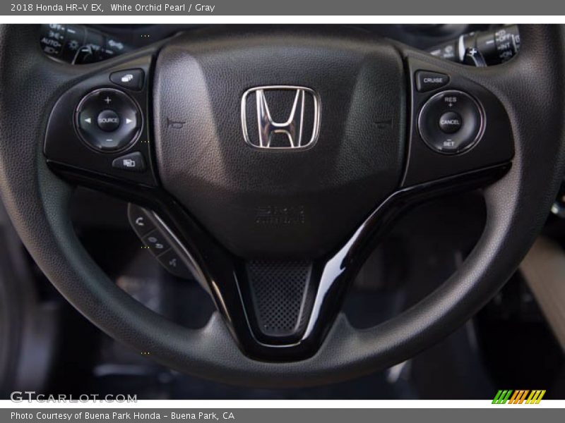 White Orchid Pearl / Gray 2018 Honda HR-V EX