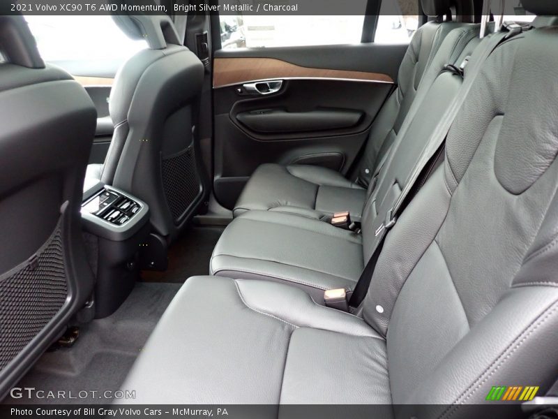 Bright Silver Metallic / Charcoal 2021 Volvo XC90 T6 AWD Momentum