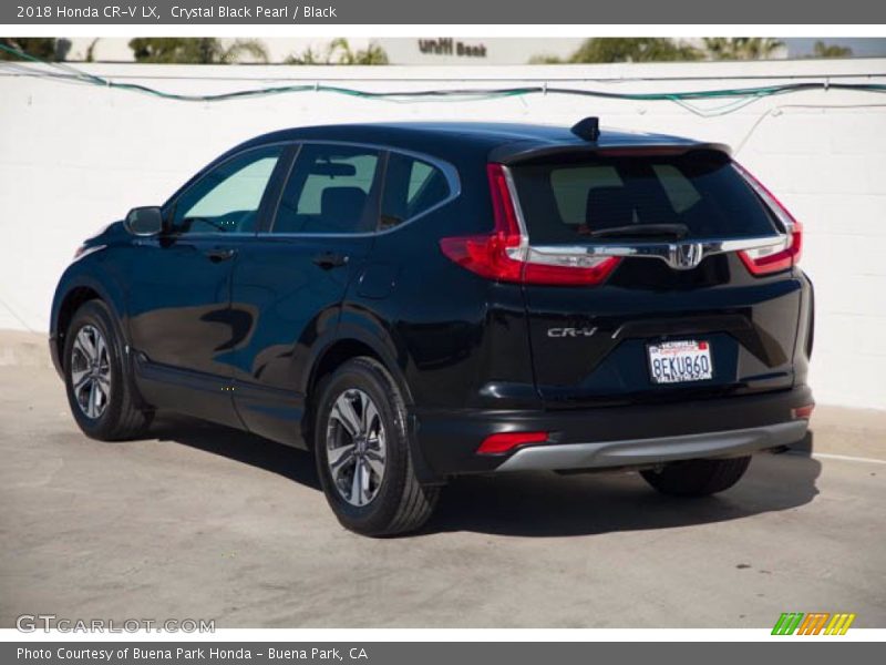 Crystal Black Pearl / Black 2018 Honda CR-V LX