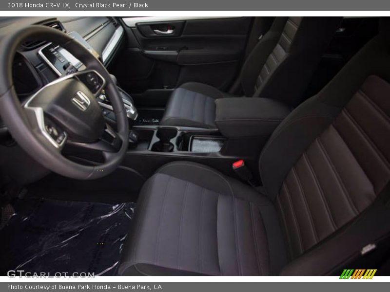 Crystal Black Pearl / Black 2018 Honda CR-V LX